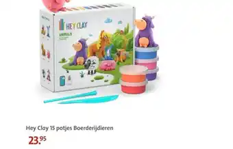 Bruna Hey Clay 15 potjes Boerderijdieren aanbieding