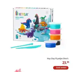 Bruna Hey Clay 15 potjes Dino's aanbieding