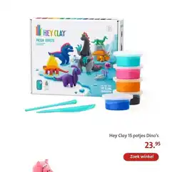 Bruna Hey Clay 15 potjes Dino's aanbieding