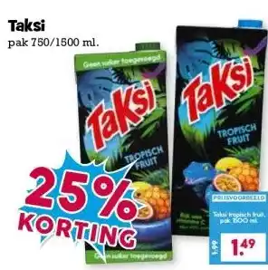 Boon`s Markt Taksi aanbieding