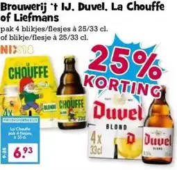 Boon`s Markt Brouwerij 't IJ. Duvel, La Chouffe of Liefmans aanbieding
