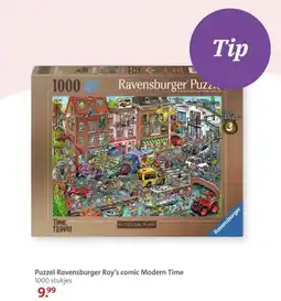 Bruna Puzzel Ravensburger Ray's comic Modern Time aanbieding