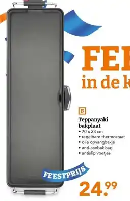 Blokker Teppanyaki bakplaat aanbieding