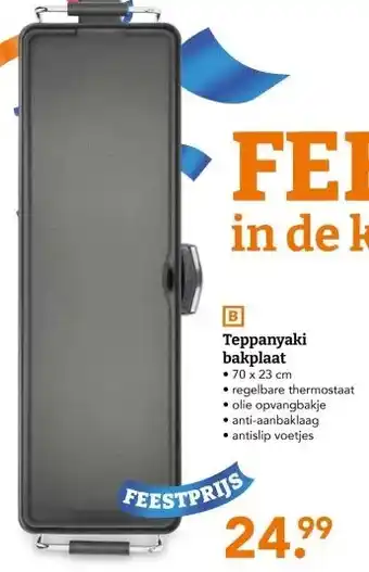 Blokker Teppanyaki bakplaat aanbieding