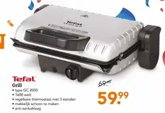 Blokker Tefal Grill aanbieding