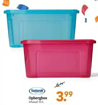 Blokker Opbergbox aanbieding