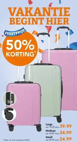 Blokker VAKANTIE BEGINT HIER aanbieding