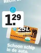 Albert Heijn Schoon schip in de auto. aanbieding