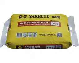 Hornbach SAKRETE Snelbetonmortel 25 kg aanbieding
