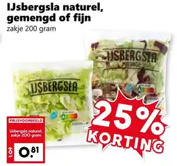 Coop IJsbergsla naturel, gemengd of fijn aanbieding