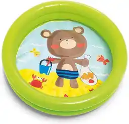 Bol.com Intex Babybadje Beer 61 X 61 X 15 Cm Groen aanbieding