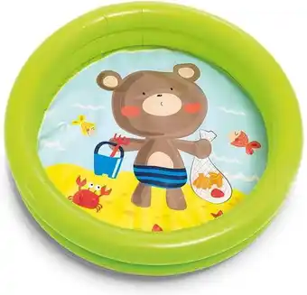 Bol.com Intex Babybadje Beer 61 X 61 X 15 Cm Groen aanbieding