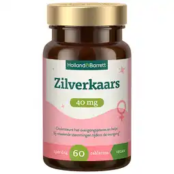 Holland & Barrett Holland & Barrett Zilverkaars 40mg - 60 tabletten aanbieding
