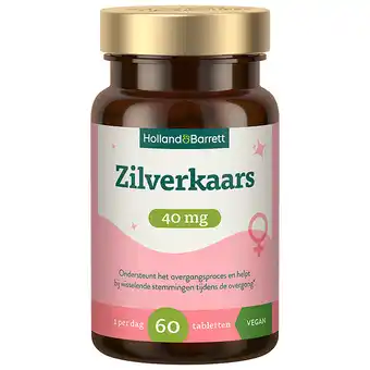 Holland & Barrett Holland & Barrett Zilverkaars 40mg - 60 tabletten aanbieding