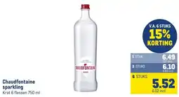 Makro Chaudfontaine sparkling aanbieding