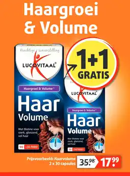 Lucovitaal Haargroei & Volume aanbieding