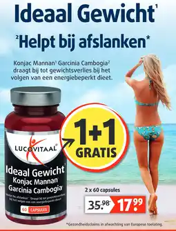 Lucovitaal Ideaal Gewicht Konjac Mannan Garcinia Cambogia aanbieding