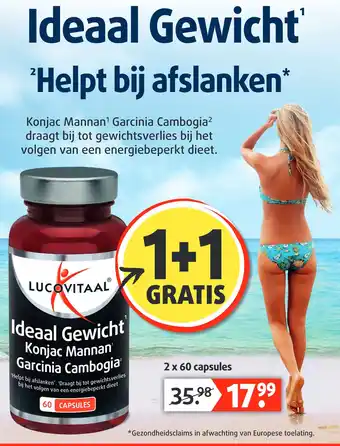Lucovitaal Ideaal Gewicht Konjac Mannan Garcinia Cambogia aanbieding