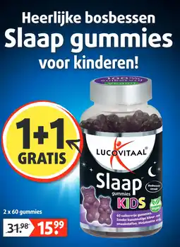 Lucovitaal Slaap gummies aanbieding