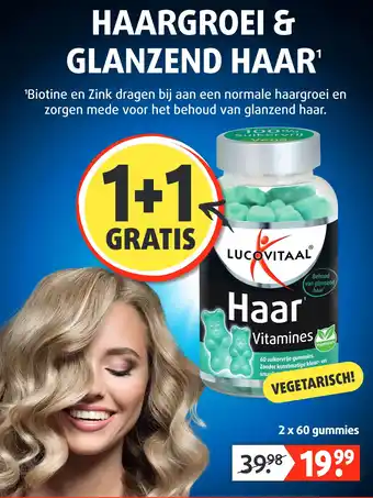 Lucovitaal HAARGROEI & GLANZEND HAAR aanbieding