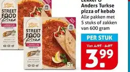 Hoogvliet Lekker & Anders Turkse pizza of kebab aanbieding