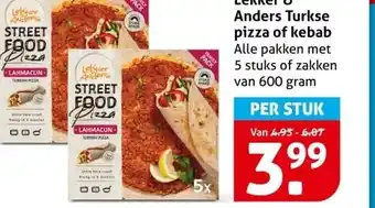 Hoogvliet Lekker & Anders Turkse pizza of kebab aanbieding