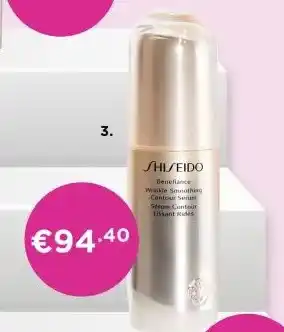 ICI Paris XL 3. Shiseido Benefiance Wrinkle Smoothing Contour Serum 30 ml aanbieding