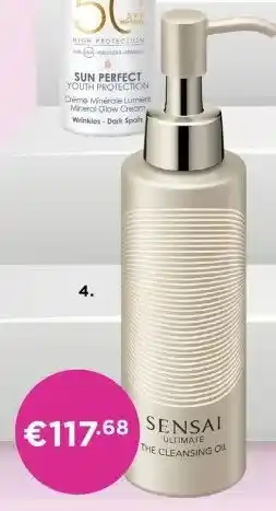 ICI Paris XL 4. Sensai Ultimate Cleansing Oil 150 ml aanbieding