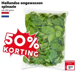 CoopCompact Hollandse ongewassen spinazie aanbieding