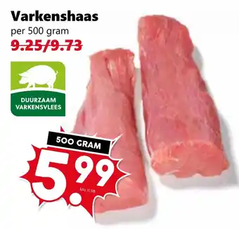 CoopCompact Varkenshaas aanbieding