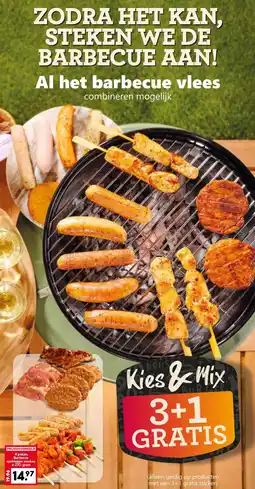 CoopCompact Al het barbecue vlees combineren mogelijk aanbieding