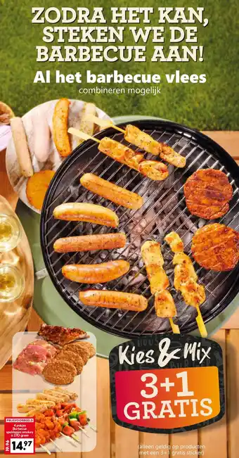 CoopCompact Al het barbecue vlees combineren mogelijk aanbieding