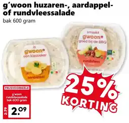 CoopCompact g'woon huzaren-, aardappel- of rundvleessalade aanbieding