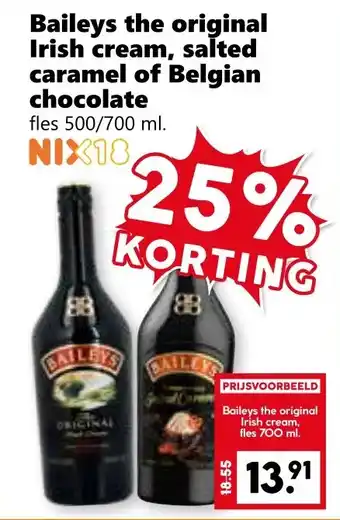 CoopCompact Baileys the original Irish cream, salted caramel of Belgian chocolate aanbieding