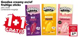 CoopCompact Goodoo creamy en/of fruitige sticks aanbieding