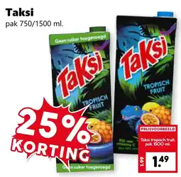 CoopCompact Taksi aanbieding