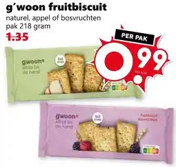 CoopCompact g'woon fruitbiscuit aanbieding