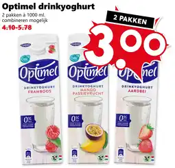 CoopCompact Optimel drinkyoghurt aanbieding