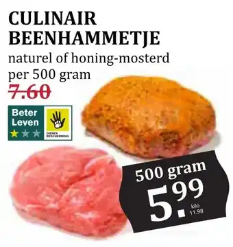 CoopCompact CULINAIR BEENHAMMETJE aanbieding