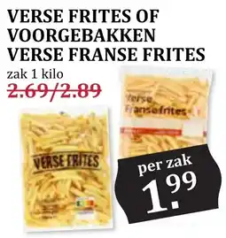 CoopCompact VERSE FRITES OF VOORGEBAKKEN VERSE FRANSE FRITES aanbieding