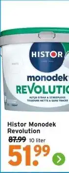 GAMMA Histor Monodek Revolution aanbieding