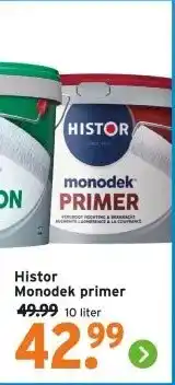 GAMMA Histor Monodek primer 49.99 10 liter aanbieding
