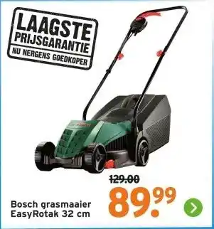 GAMMA Bosch grasmaaier EasyRotak 32 cm aanbieding