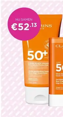 ICI Paris XL Clarins Sun Care Stick SPF 50 adviesprijs €32.50 aanbieding