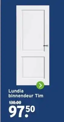GAMMA Lundia binnendeur Tim aanbieding