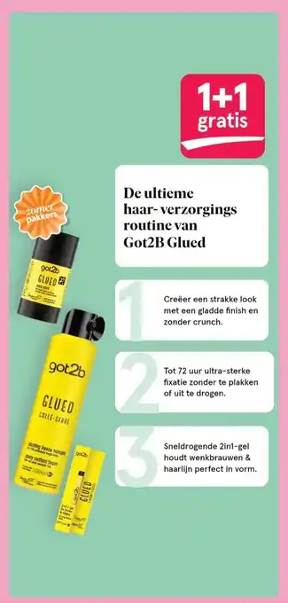 Etos De ultieme haar-verzorgings routine van Got2B Glued aanbieding