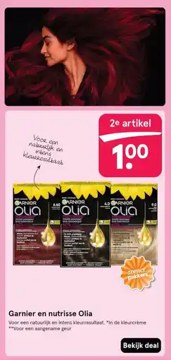 Etos Garnier en nutrisse Olia aanbieding