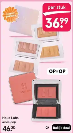 Etos Haus Labs aanbieding