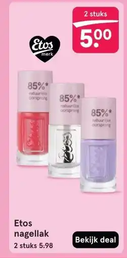 Etos Etos nagellak aanbieding