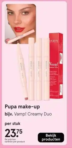 Etos Pupa make-up aanbieding